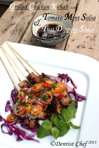 chicken kebab recipe tomato mint salsa thai dipping sauce recipe