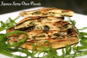 spring onion scallion pancake chinese japanese pancake recipe step by step