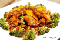 stir fry seitan gluten veggies black bean sauce vegetarian recipe