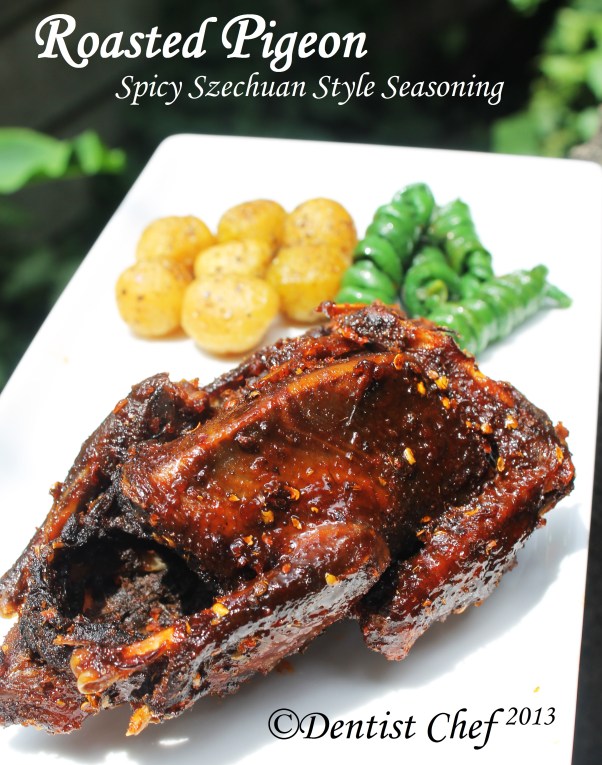 roast pigeon recipe chinese style szechuan five spice