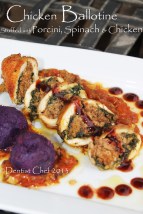 chicken ballotine recipe stuffed chicken with spinach meat mushroom stuff chicken breast