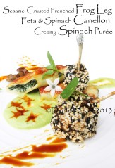 french frog leg recipe crusted cispy frog leg sesame crusted