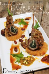 pistachio crusted lamb chop lamb rach with spinach feta stuffed lamb