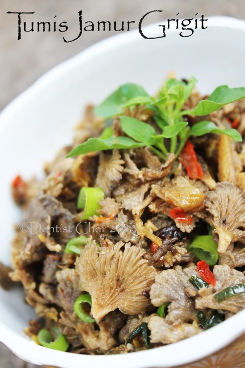 resep tumis jamur grigit oseng tihau grigit