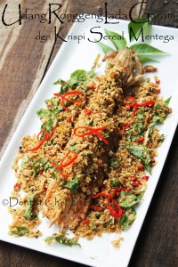 resep udang ronggeng lada garam udang lipan cereal butter sauce