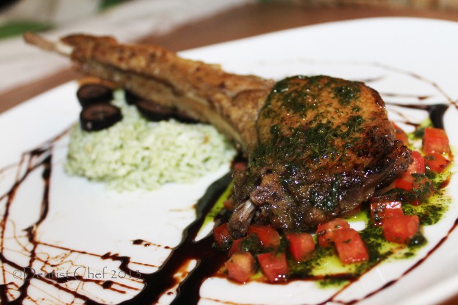 rib eye steak tomahawk steak Scotch fillet salsa verde green sauce