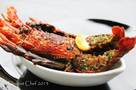lobster roasted recipe garlic, ginger soy sauce brown butter