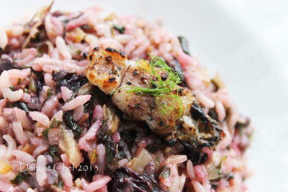 radicchio risotto recipe best italian red endive recipe grilled mantis shrimp