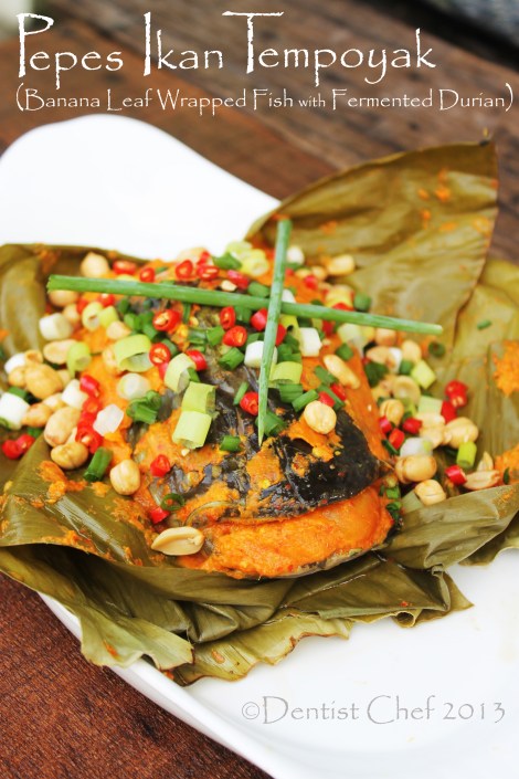 resep pepes tempoyak ikan pedas brengkes durian palembang