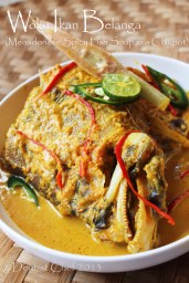 resep woku ikan belanga goropa kerapu spicy fish soup