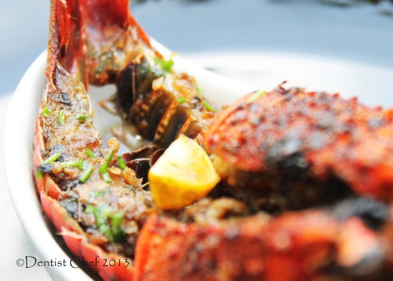roasted lobster garlic ginger soy sauce butter