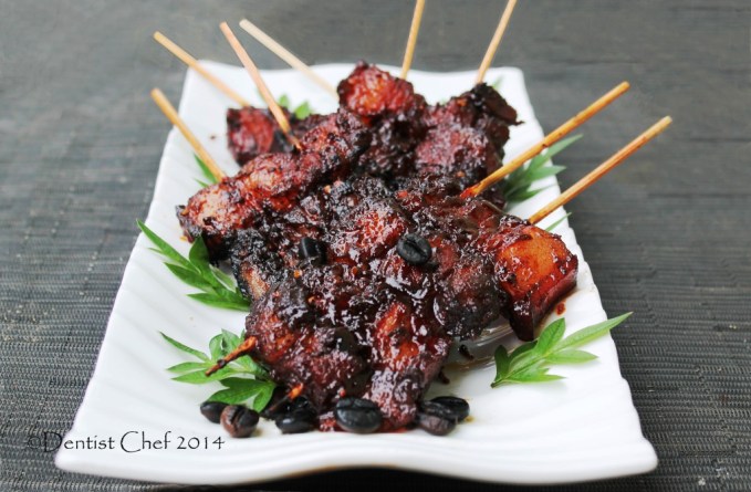grilled pork belly char siu honey glazed pork skewer chinese recipe dentist chef
