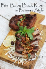 balinese style baby back ribs barbeque pork ribs sweet soy sauce resep babi panggang bali bumbu kecap manis
