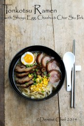 recipe tonkotsu ramen pork bone broth soup homemade chashu pork belly shoyu soft boiled egg