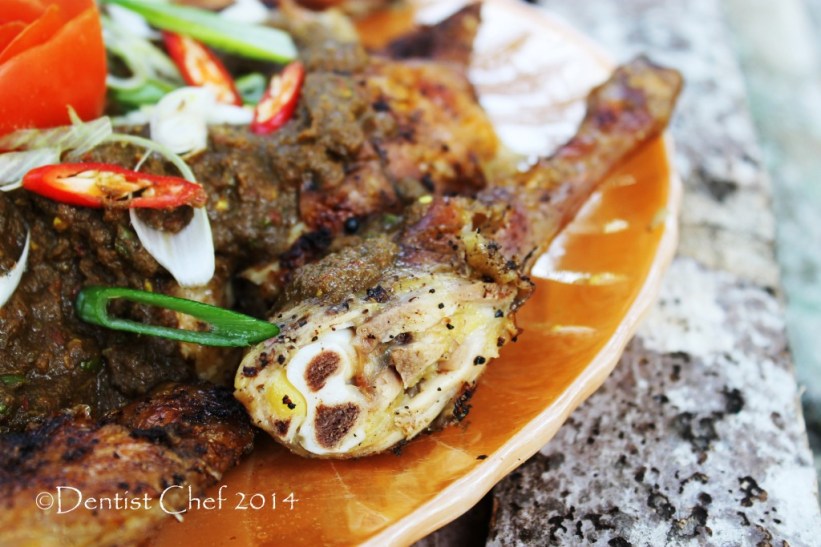 ayam panggang bakar bumbu andaliman pedas