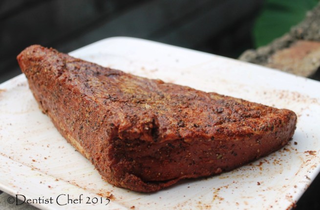 beef brisket spicy rub smoked paprika chili sousvide beef belly slow cooked