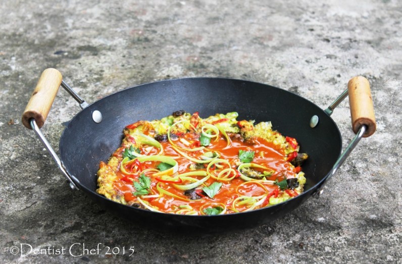 fried oyster omelette recipe crispy egg potato starch tapioca pancake