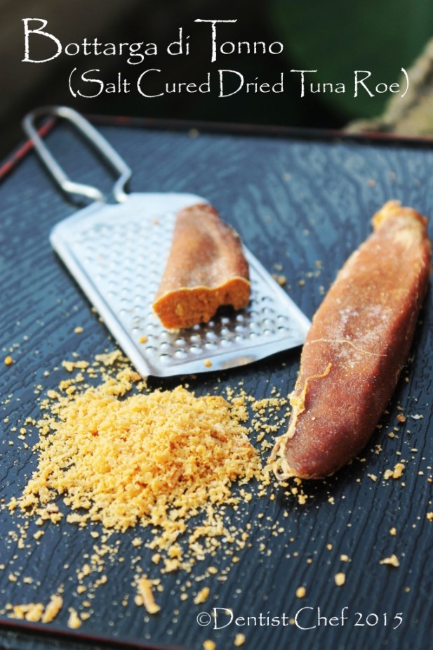 homemade bottarga di tonno botargo tuna roe salt cured fish egg recipe