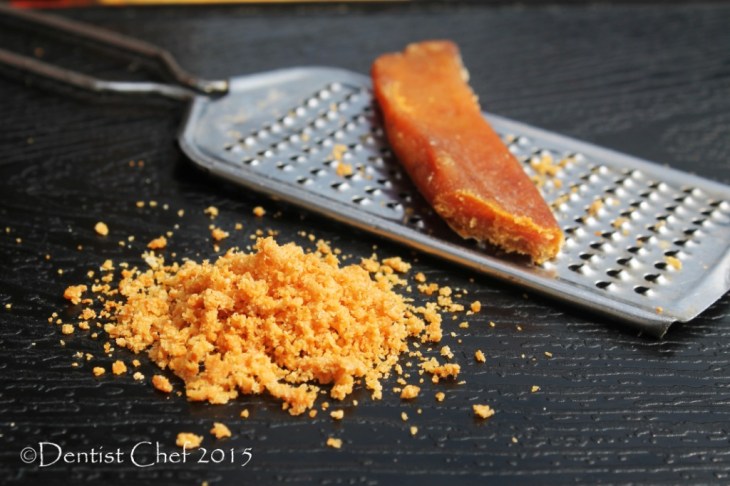 homemade tuna bottarga boutargue salted tuna bottargo di tonno tuna fish roe