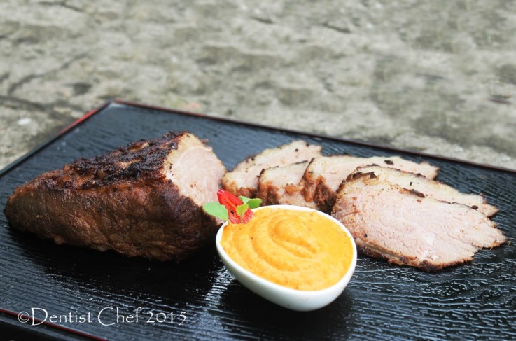 recipe beef steak romesco sauce roasted pepper pesto beef brisket sousvide beef belly tender