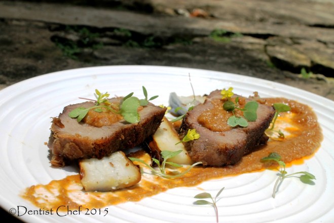 recipe venison deer steak sousvide brown sauce 24 hours tender reindeer elk meat