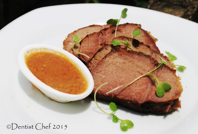 venison steak sous vide deer recipe slow cooked reindeer brown sauce