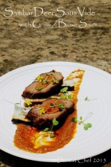 venison steak sous vide wild deer meat 24 hours reindeer steak game meat recipe steak