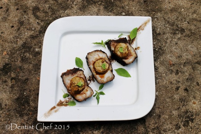 beef ribeye steak mushrooms butter powder porcini crusted matsusaka wagyu beef sous vide
