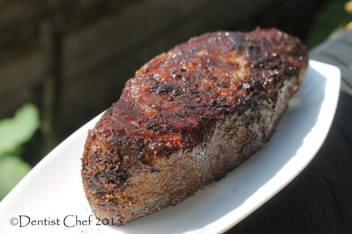 porcini mushrooms crust beef steak wagyu ribeye kobe beef sous vide powder mushrooms chanterelle morel