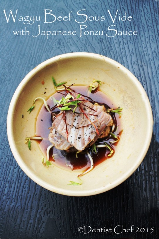 recipe wagyu beef sous vide with ponzu soy sauce japanese kobe beef kombu silgochu
