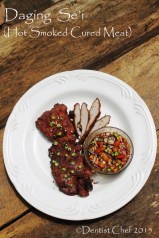 resep daging se'i asap sapi babi ntt hot smoked beef pork venison meat strips