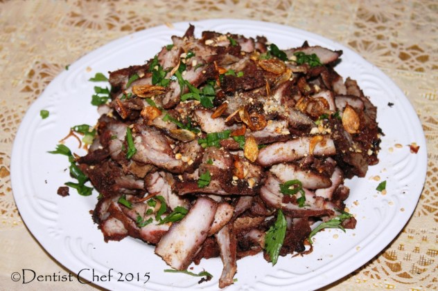 resep sei daging sapi asap kupang ntt recipe hot smoked beef tenderloin cured meat
