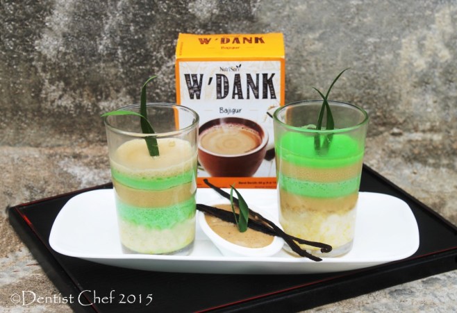 ketan srikaya sticky rice pudding coconut milk custard wedank bajigur nutisari vanilla sauce
