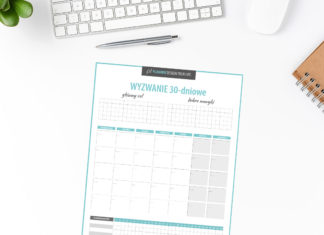 KATALOG INSPIRACJI #UlepszamOdZaraz +50 pomysłów na WYZWANIA i planner do wydrukowania