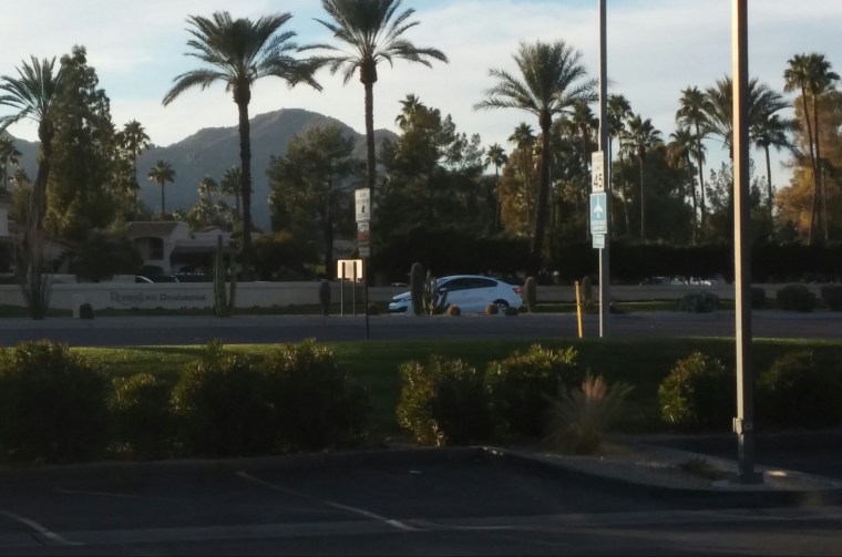 view from starbucks