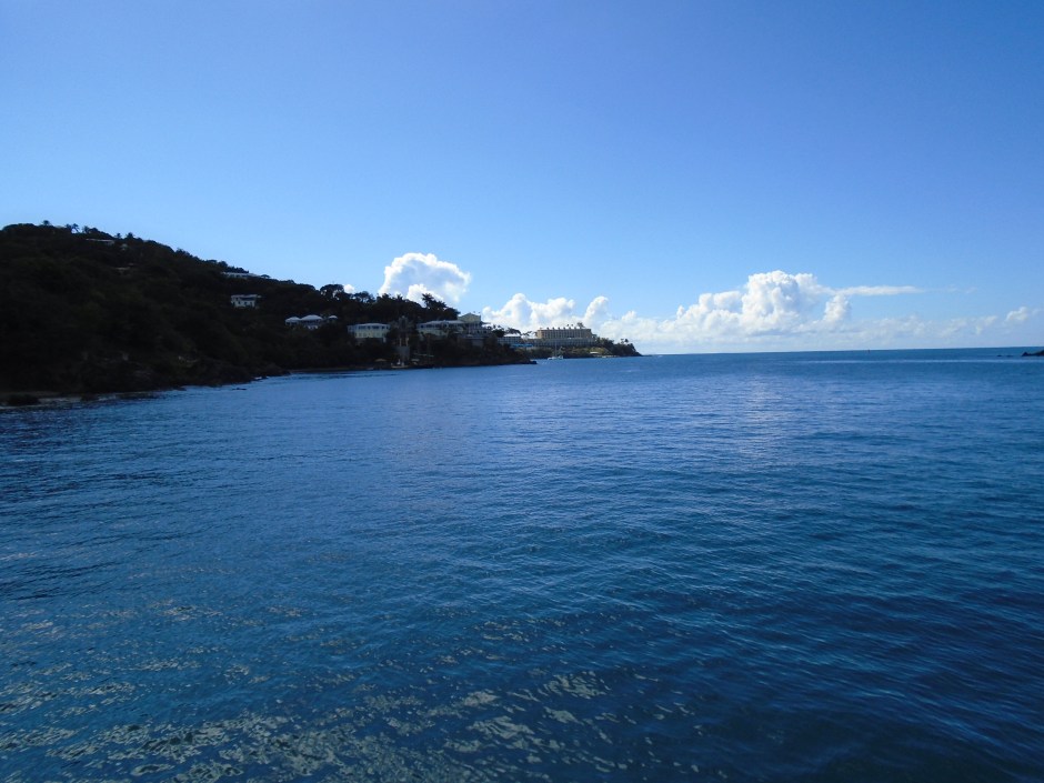 Balcony view on the Caribbean