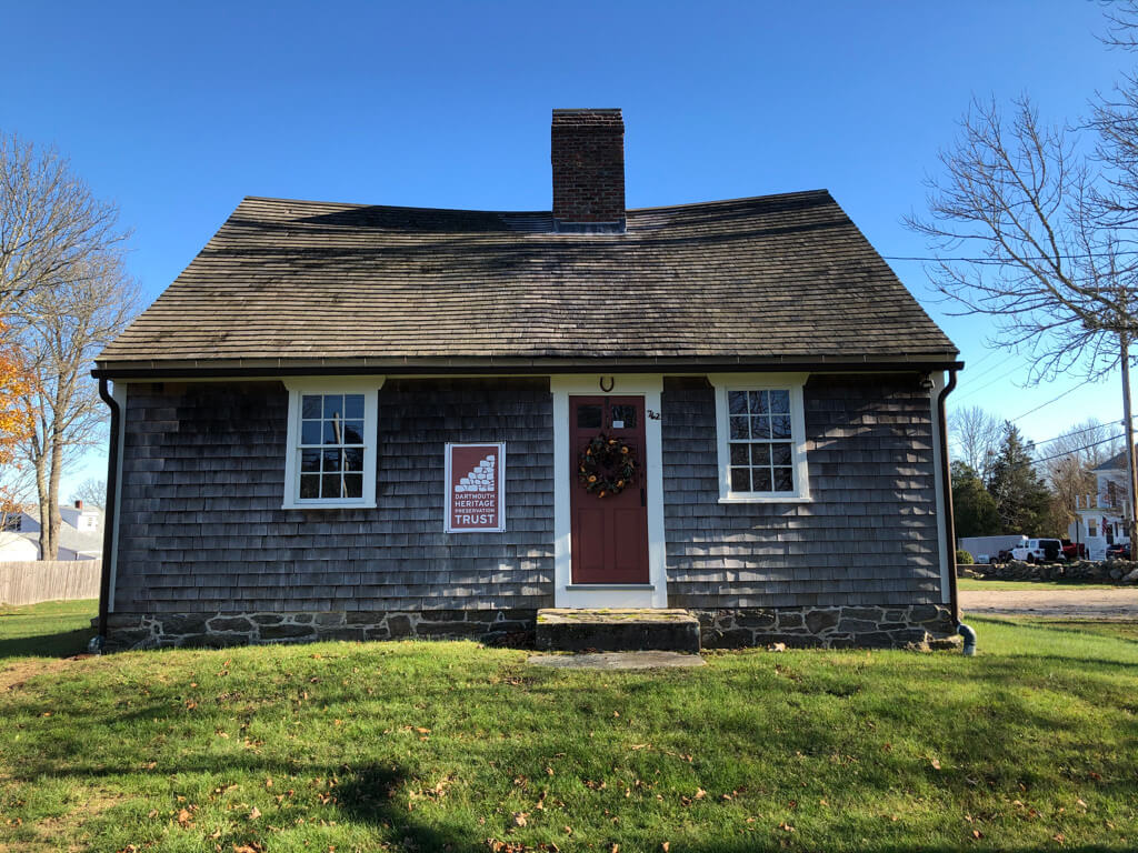 C20648C6-91F4-4D89-BDF2-A1432758F1CE_1_105_c Facade of the 1762 Akin House as seen from 762 Dartmouth Street.