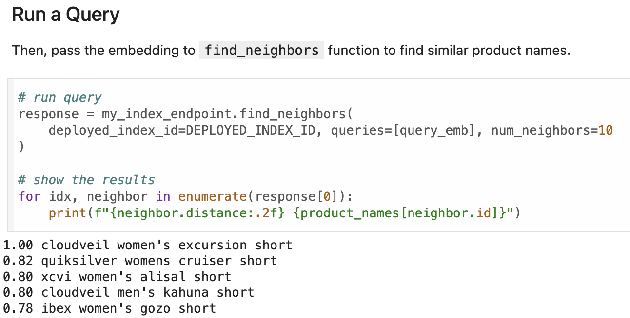Agent Platform Vector Search 快速入门