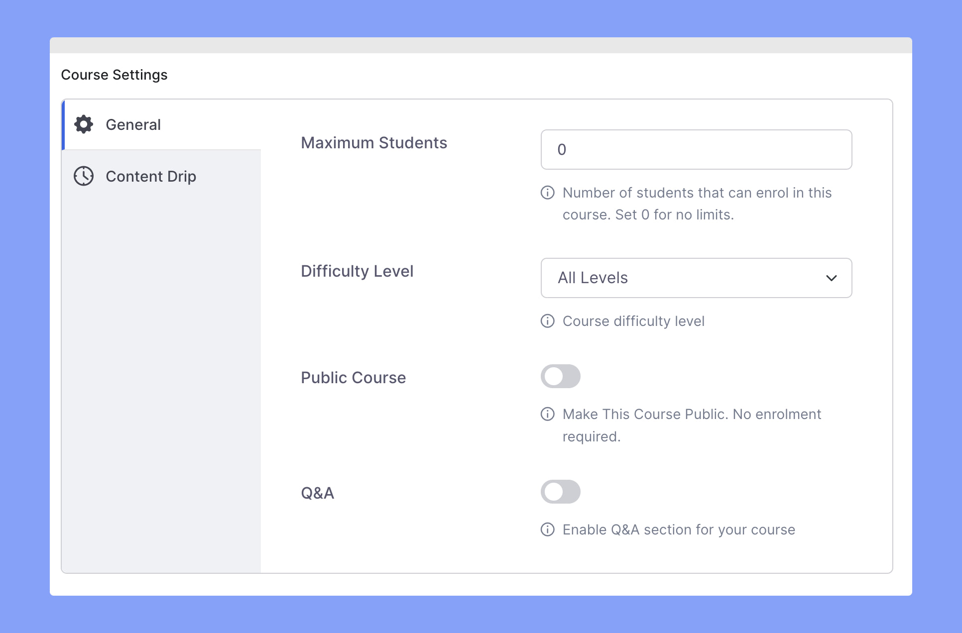 Tutor LMS Frontend Course Creation Course Settings