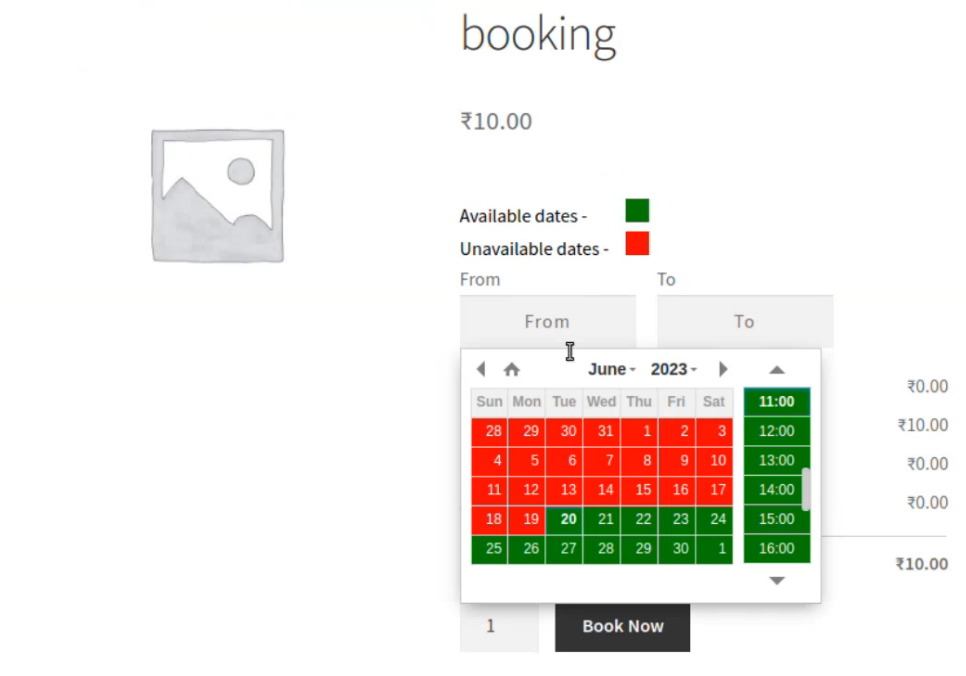 dual calander frontend