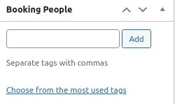 booking people to product