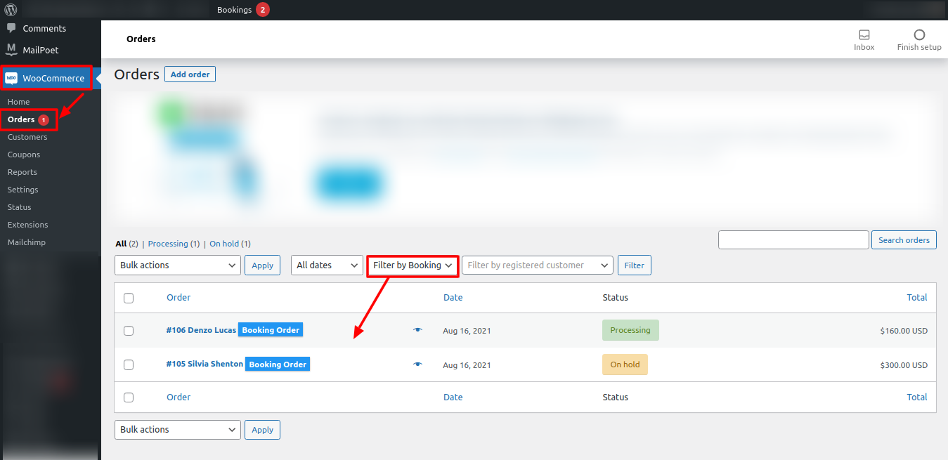 bookings tag