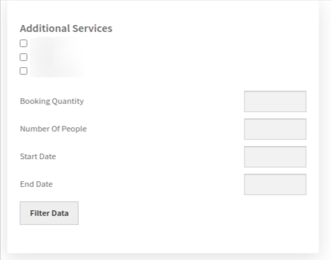 booking search page