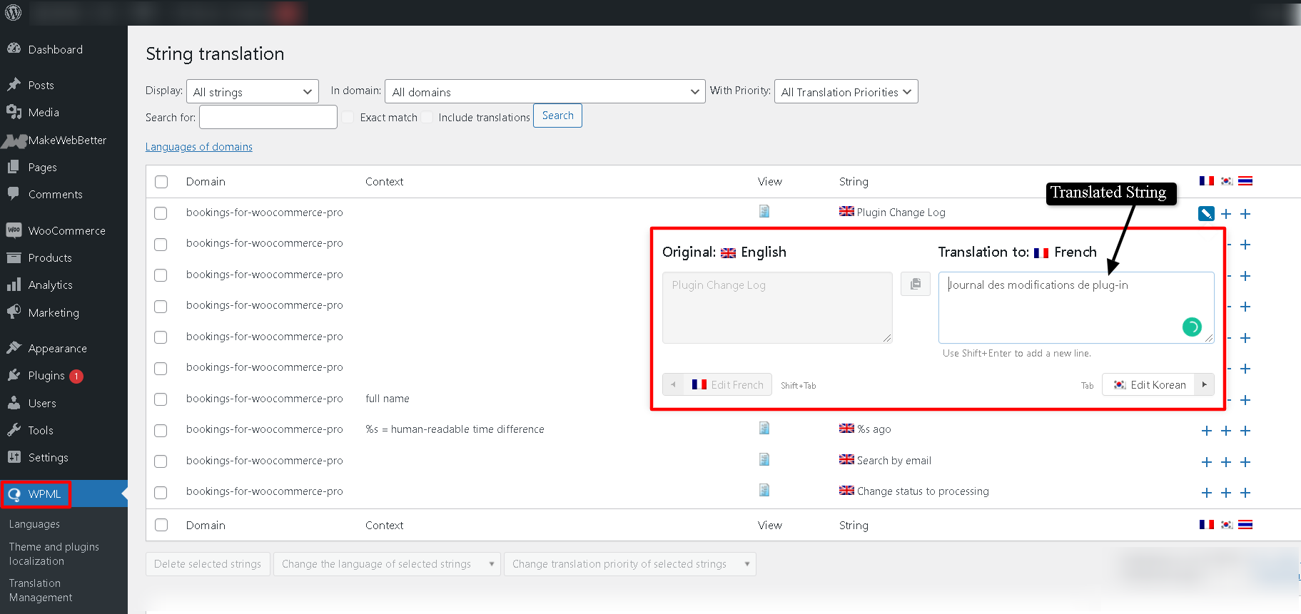 wpml bookings pro 1