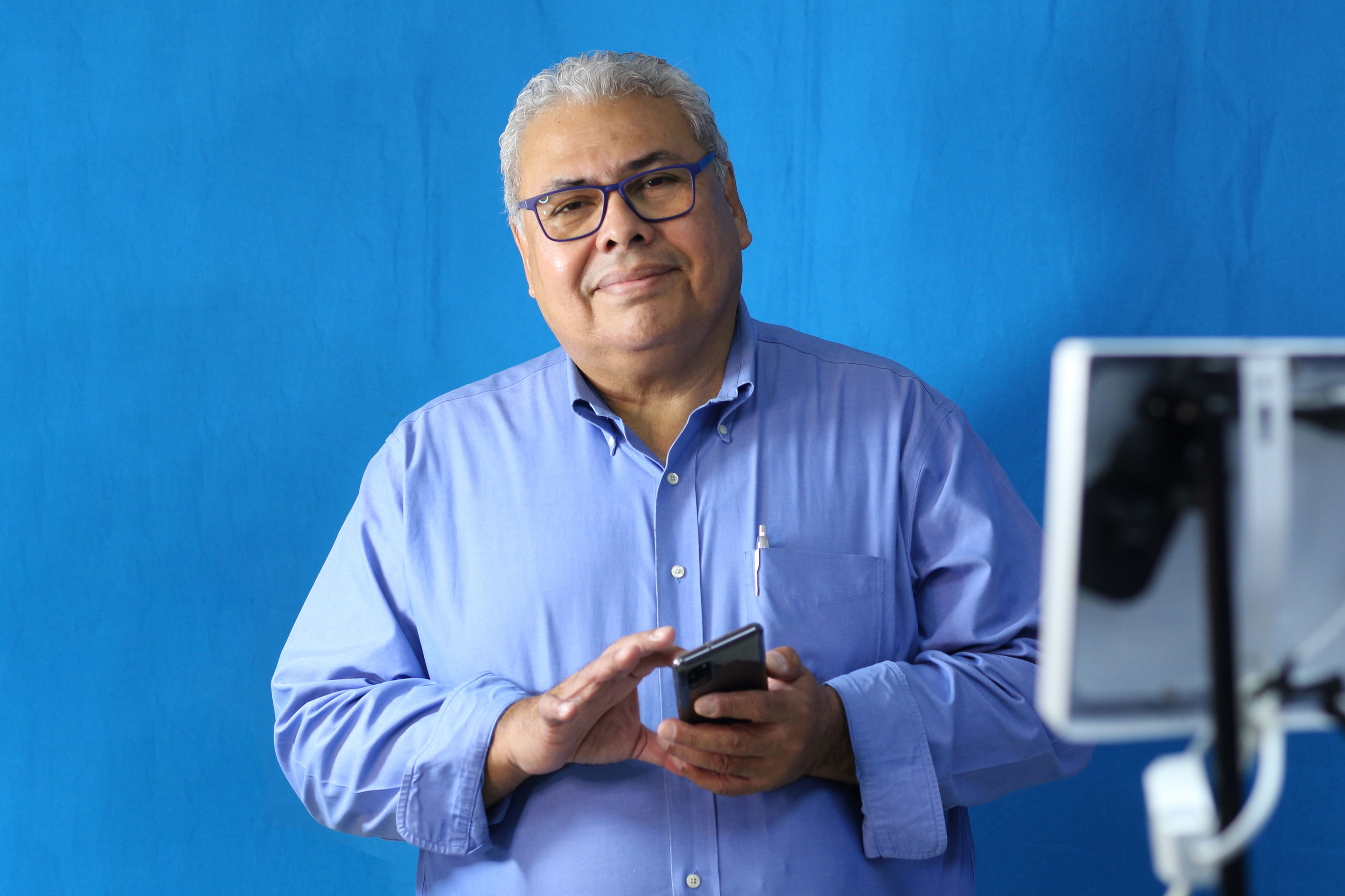 El periodista Sergio Mar�n Cornavaca.