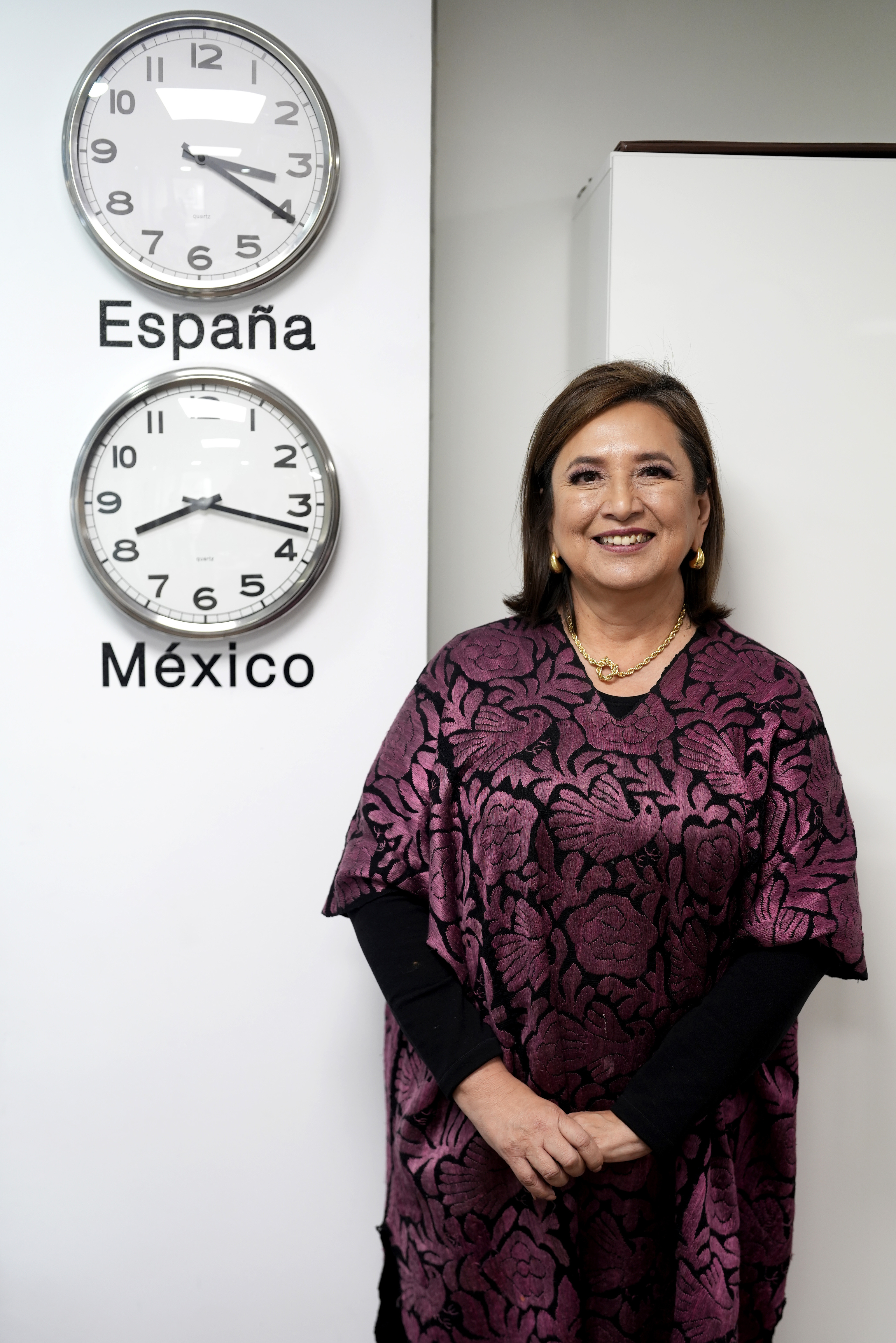 X�chitl G�lvez, candidata a las presidenciales de M�xico, en Madrid.