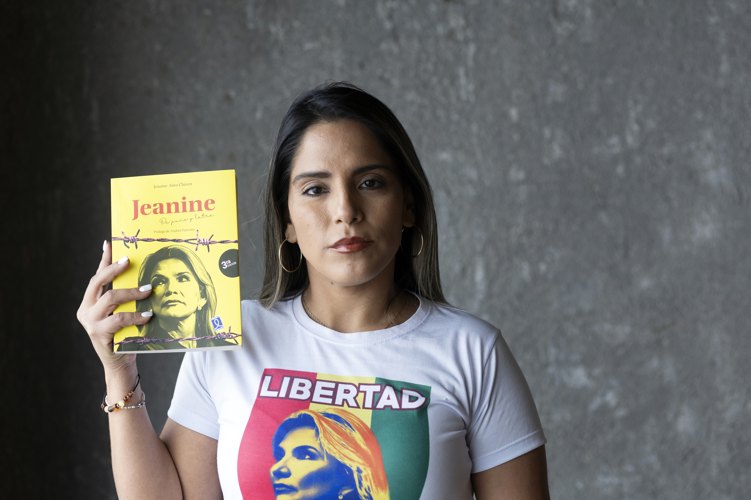 Carolina Ribera, hija de la ex presidenta boliviana Jeanine ��ez.
