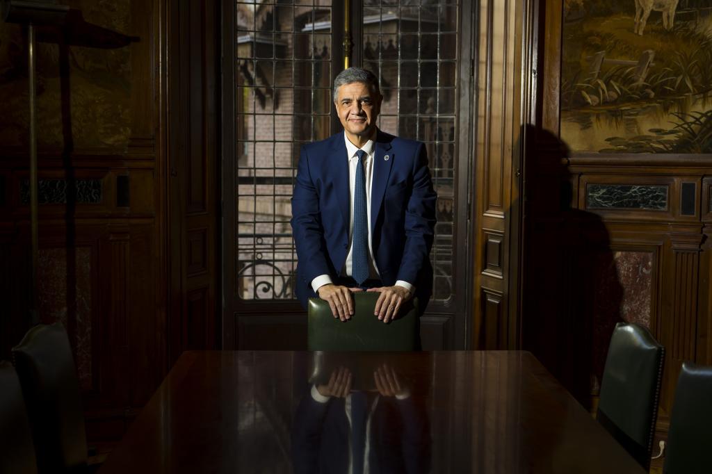 Jorge Macri, en Casa de Am�rica en Madrid, este jueves.