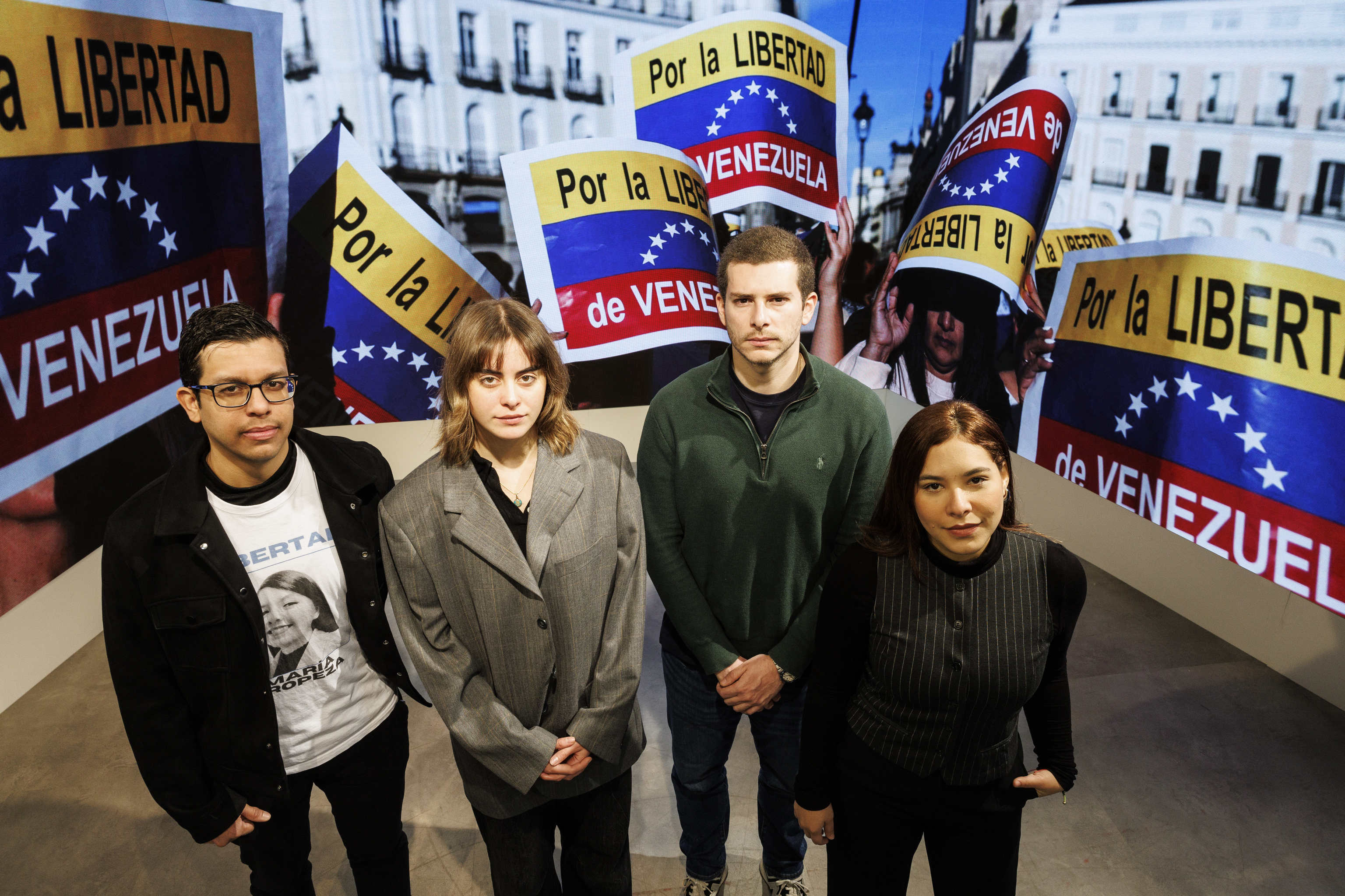 Adri�n Qui�ones, Eugenia Olavarr�a, Santiago Rocha y Mar�a Laura M�rquez.