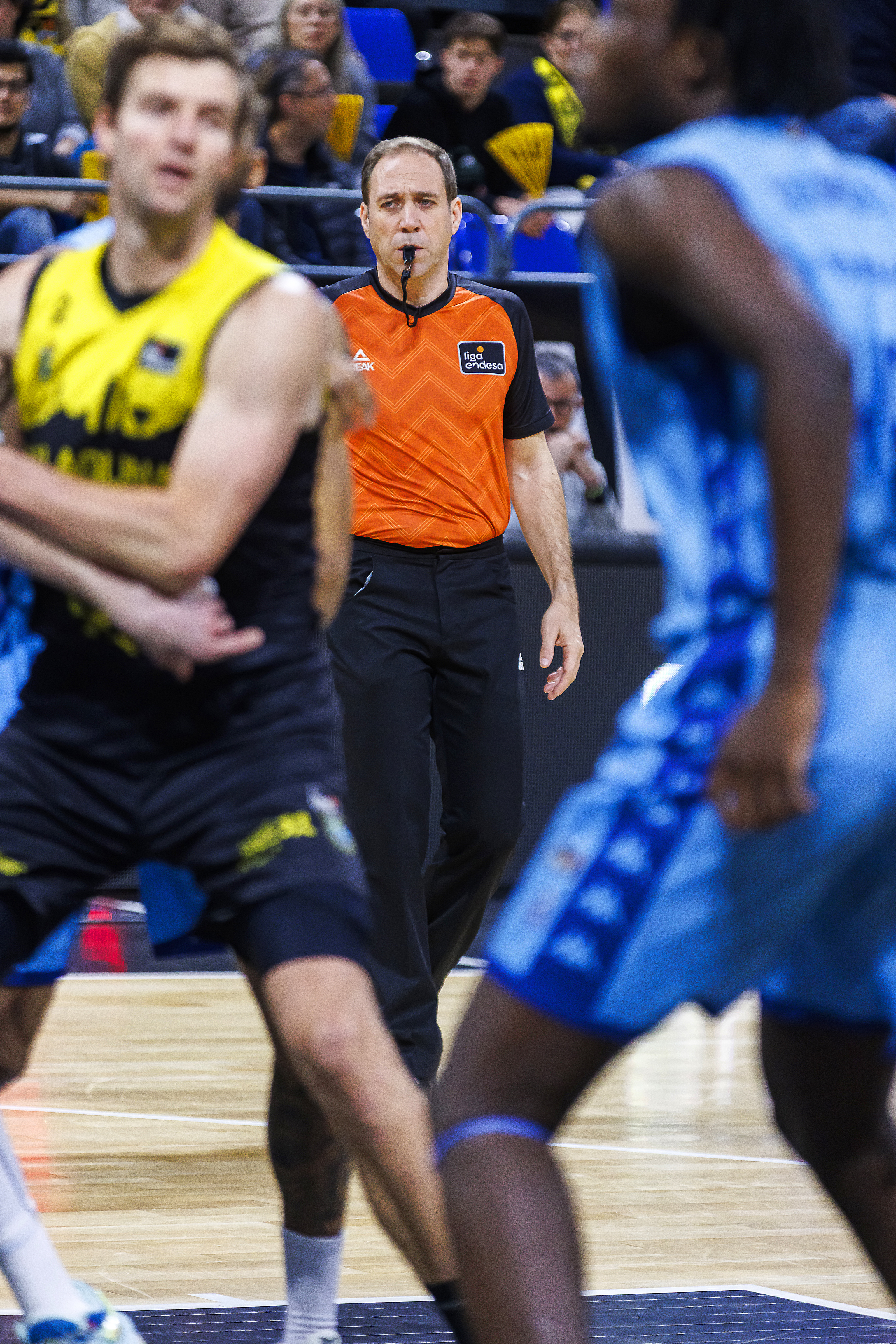 Emilio P�rez Pizarro, durante un partido reciente de Liga Endesa.